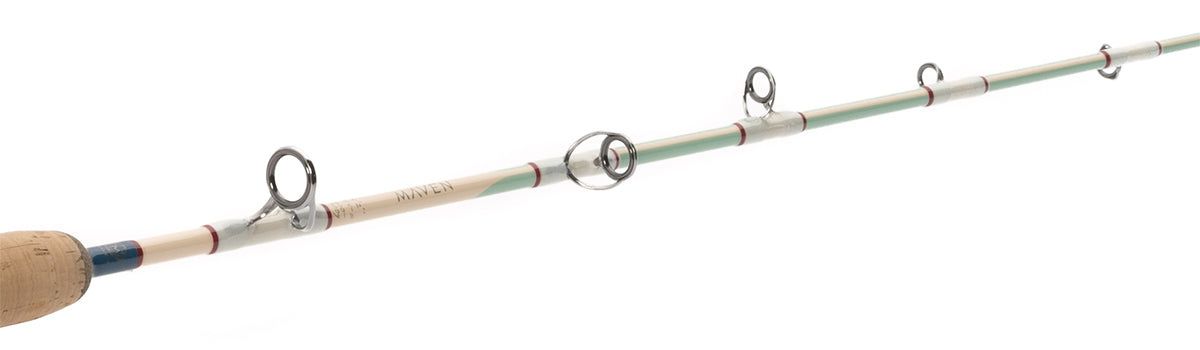 Maven Pacific Mechanical Jig 5'2" Spiral Wrap Rod - PE5-8 MAVEN Maven Pacific Mechanical Jig 5'2" Spiral Wrap Rod - PE5-8 MAVEN
